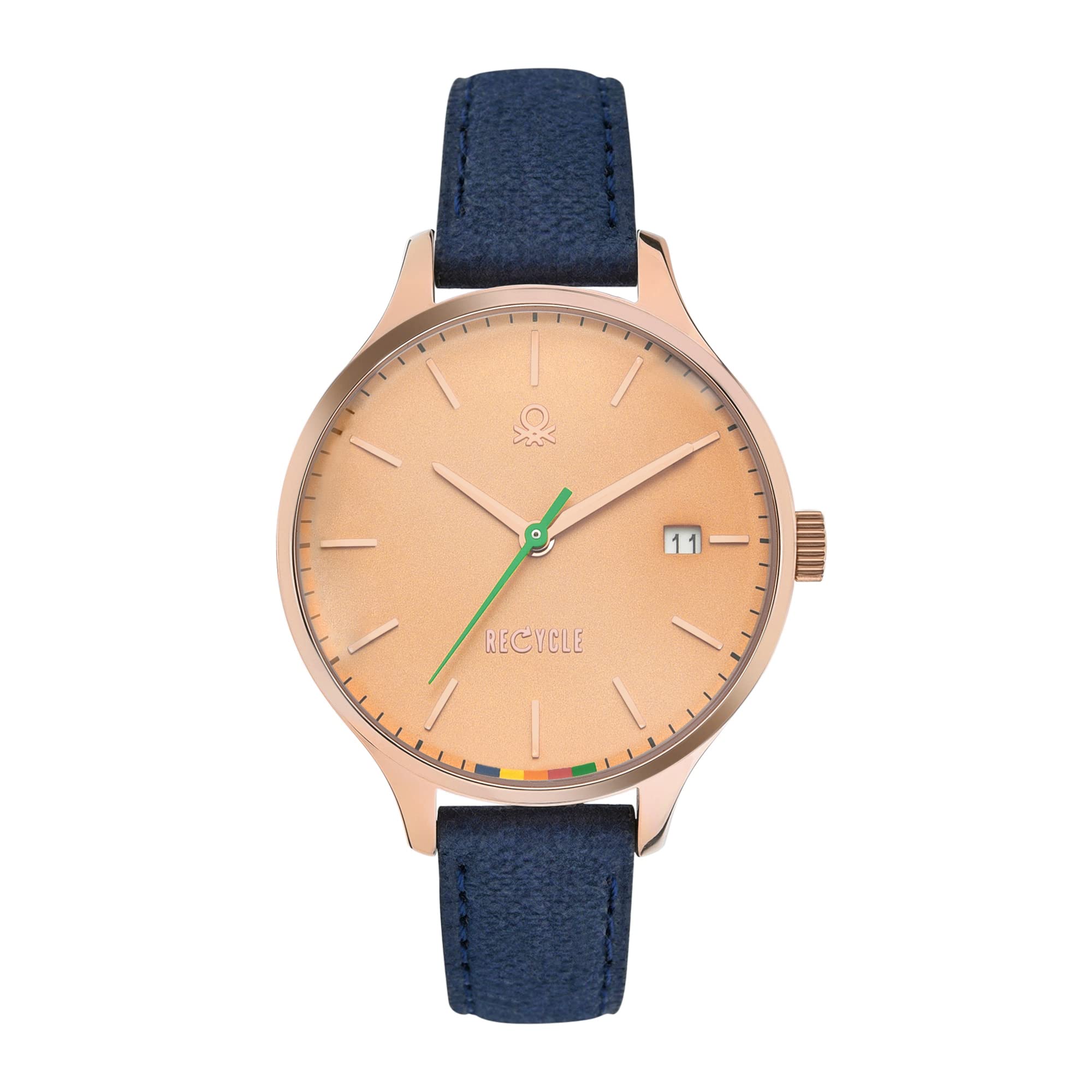 United Colors of Benetton Womens 36 mm Rose Gold Dial Vegan Strap Analogue Watch - UWUCL0101 (Not assigned,Not Assigned) (B0BQVZR9T4) Amazon Price History, Amazon Price Tracker
