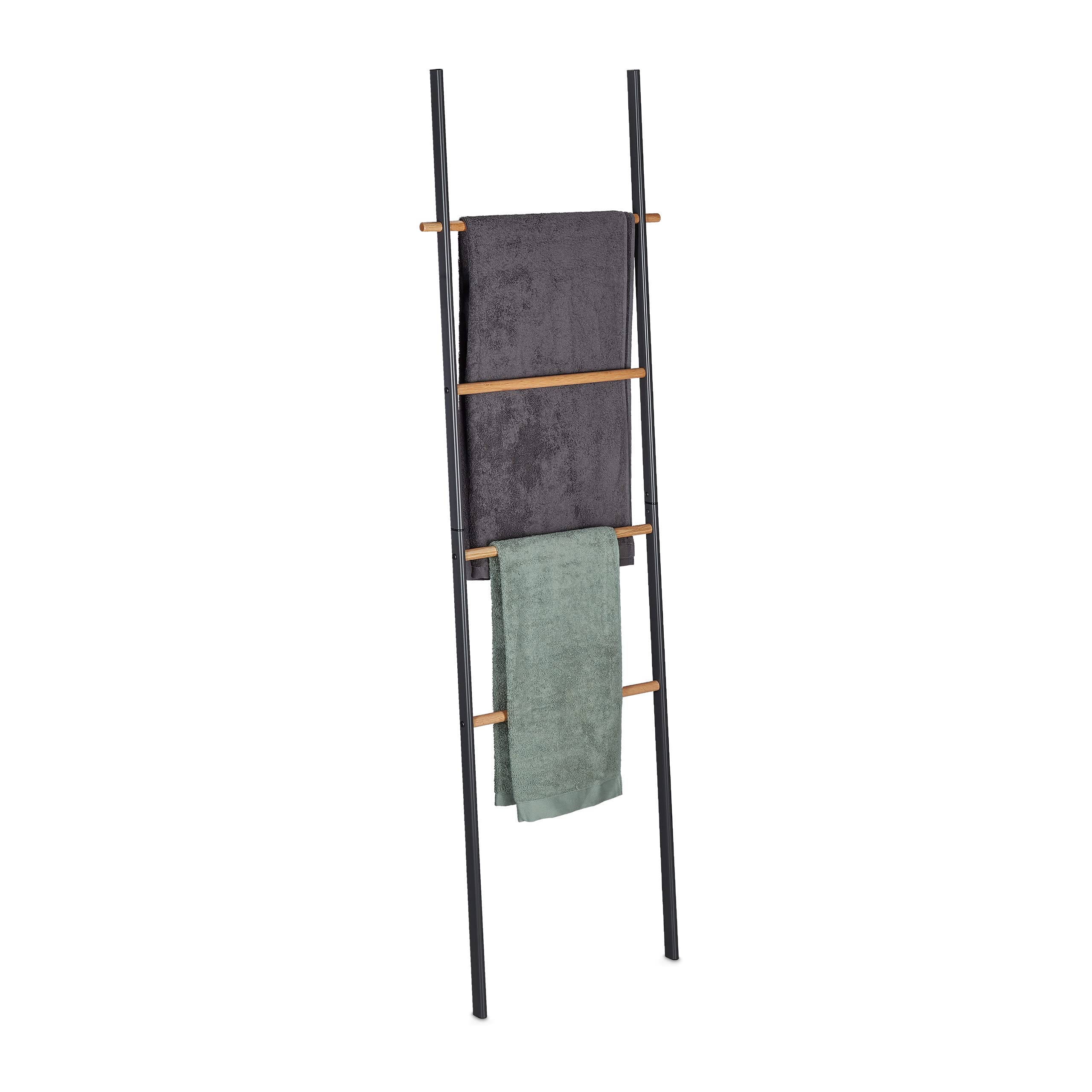 LAMO Manufaktur Handdoekenrek Kledingrek Krantenrek Loft, 170x50 cm (HxB), Wit, LLS 170 50 9016