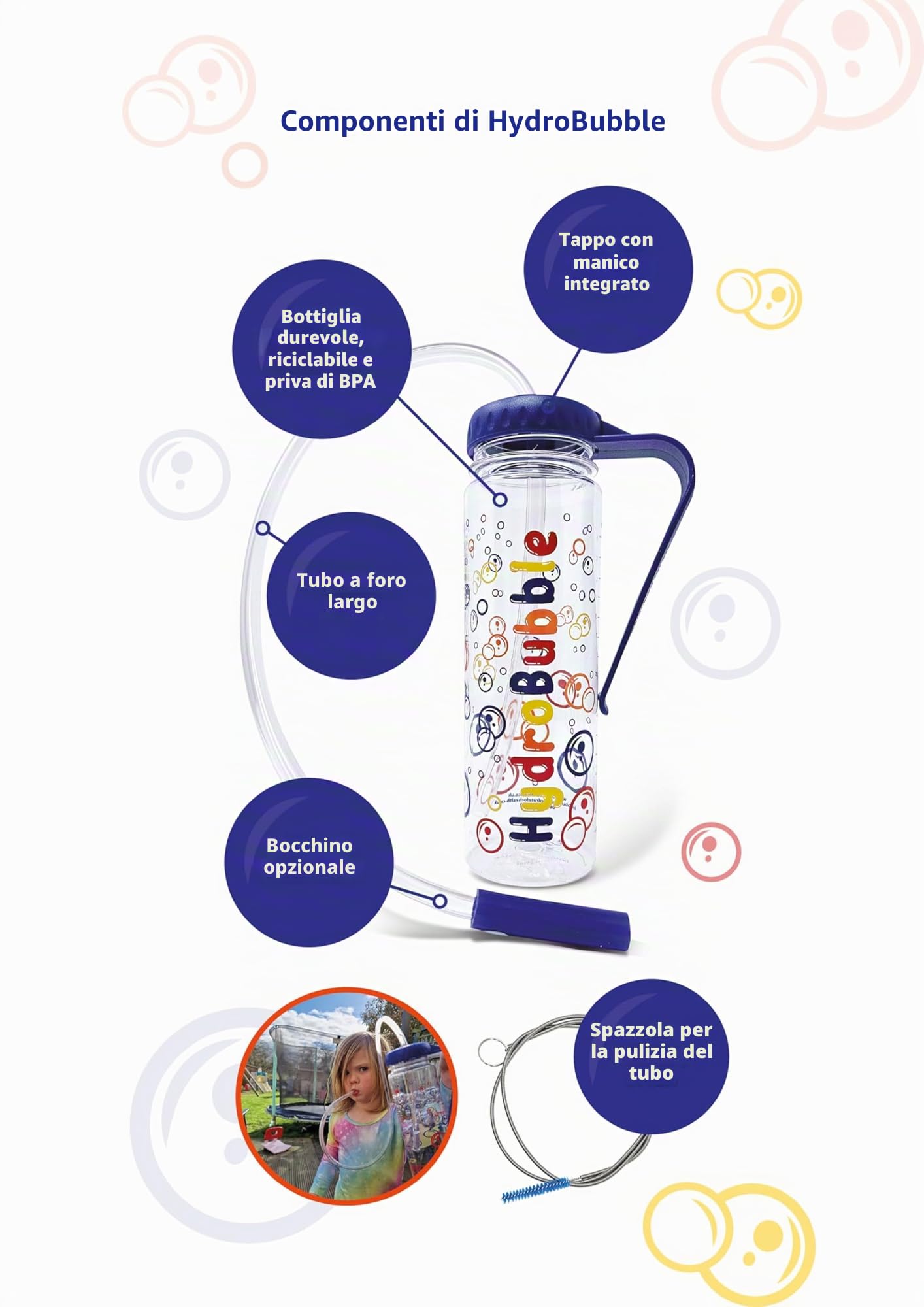 HydroBubble - Fisioterapia toracica PEP Bubble