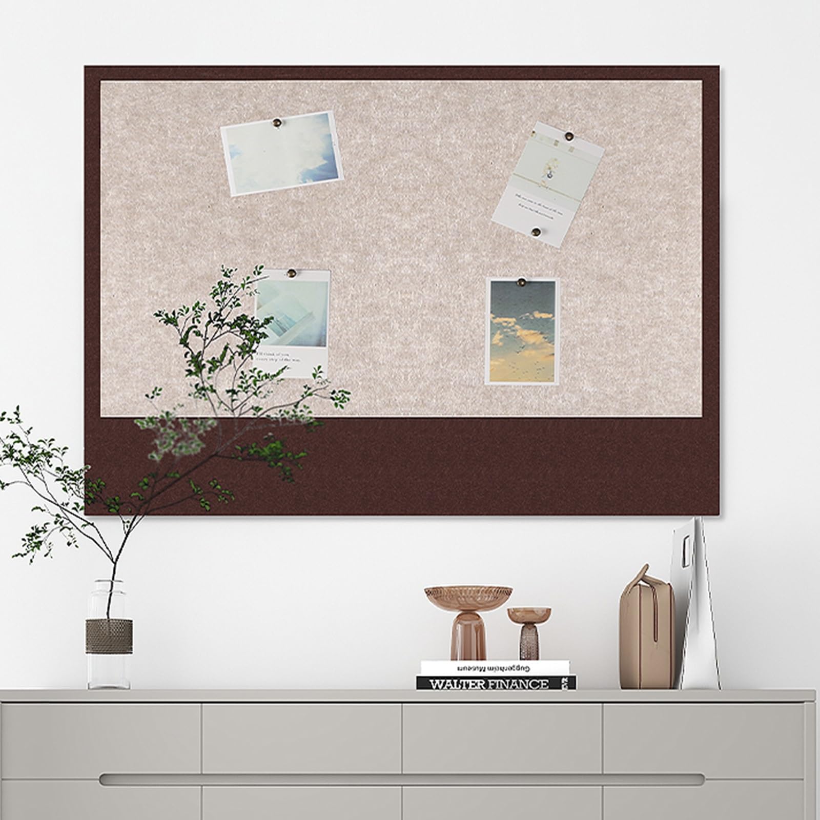 Tablice korkowe, Tablice korkowe na ściany z filcem, mała tablica korkowa(B,60 * 80CM)