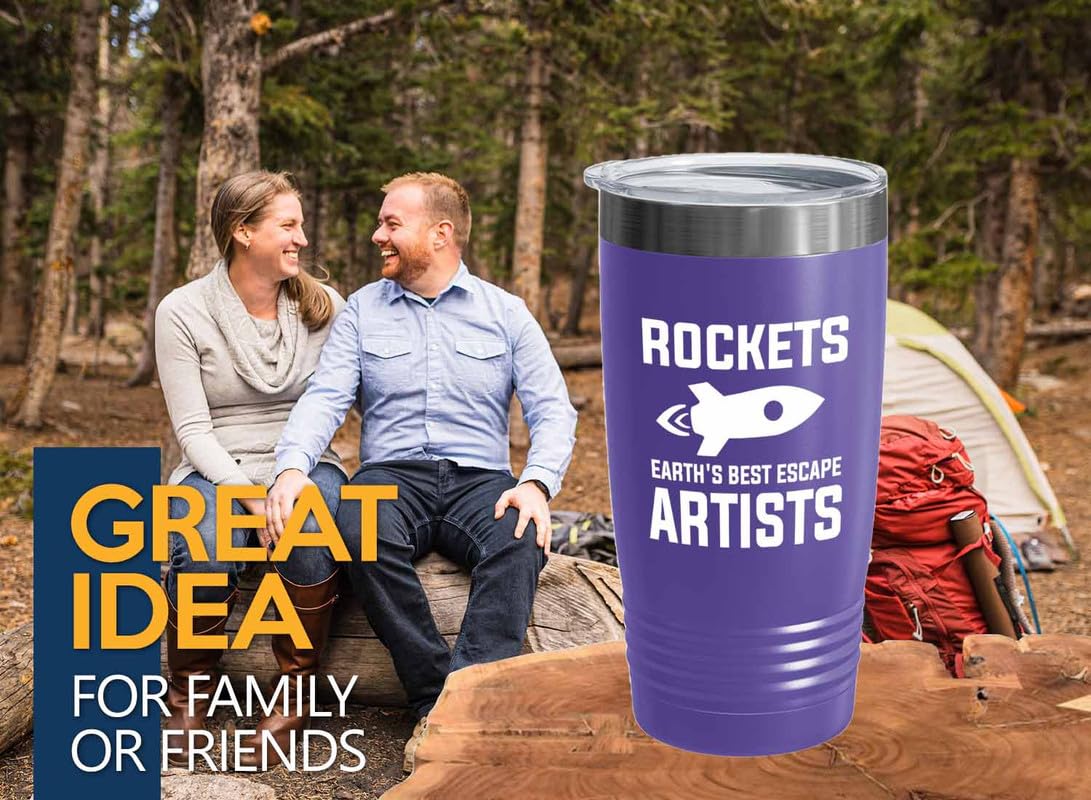 Rocket Science Purple Edition Viking Tumbler 20oz - Rockets Earths - Spacecraft Aeronautics Aviation Aircraft Engineering Aerodynamics Technician space lover outer space
