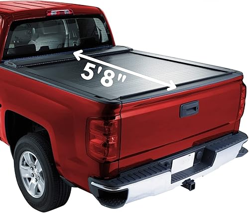 LEER ROLLITUP - Cubierta tonneau retráctil para caja de camioneta de 5.8 pulgadas R2CA27A58