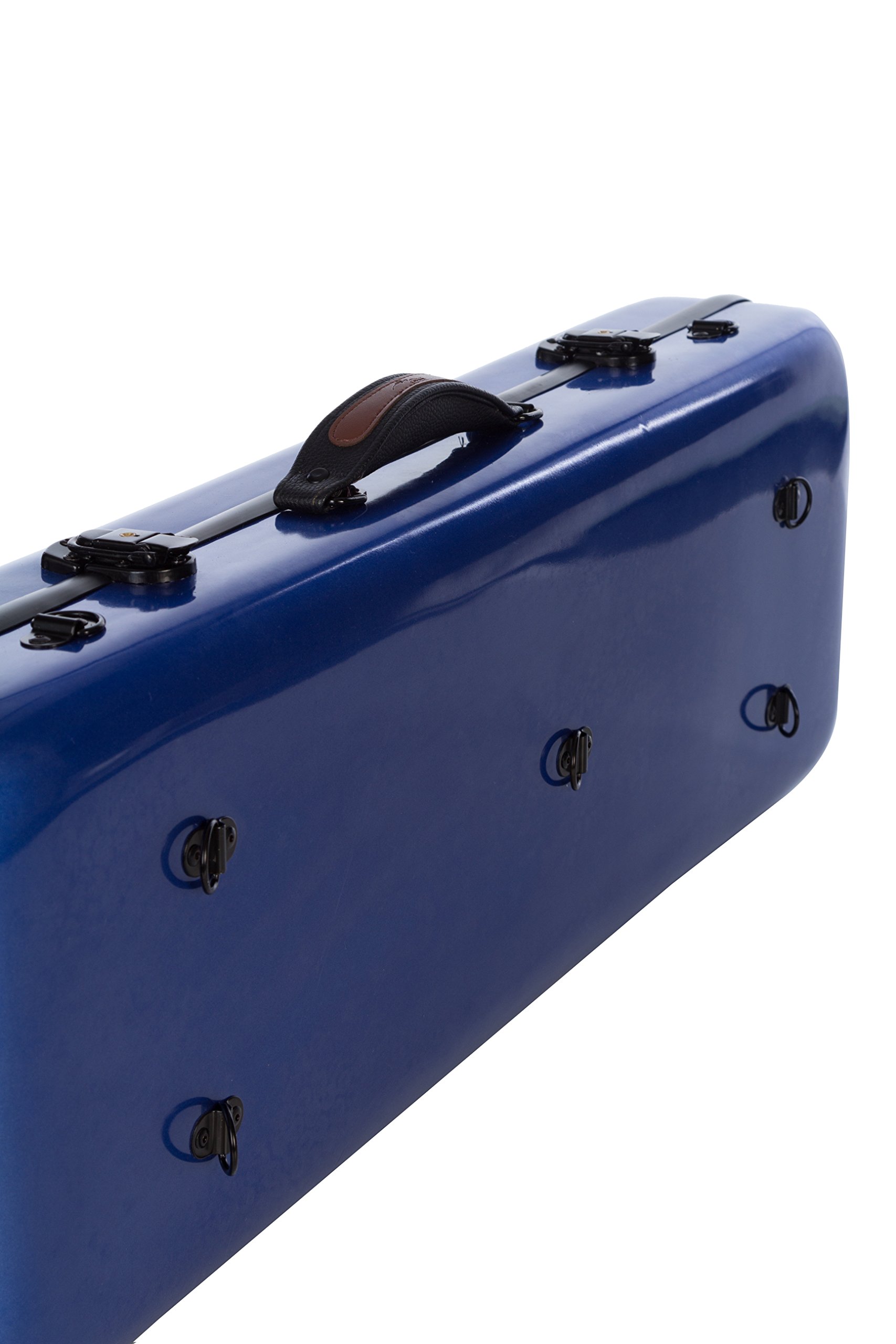 Custodia per Viola Fiberglass 38-43 Oblong blu M-case + borsa musicale