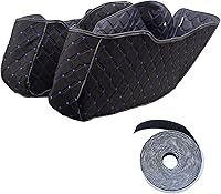 Vista 18 de Moto Onfire Saddlebags Liners - Kit de alfombras para alforjas duras Harley Touring 2014+, color azul, 4.5 bolsas estiradas