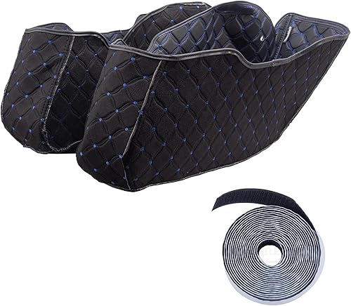 Vista 18 de Us Stock Moto Onfire - Forro para bolsa, costuras beige, insertos de alforjas estiradas para Harley/Moto Onfire 2014+, motocicleta del mercado