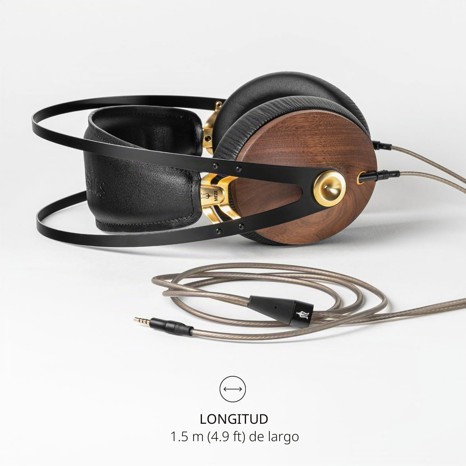 MEZE AUDIO | Cable upgrade para 99 Classics y 99 Neo | Cobre OFC chapado en plata | Longitud 1,50 m, simétrico (2,5 mm)