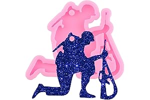 Soldier Gun Silicone Molds - DIY Soldier Keychain Jewelry