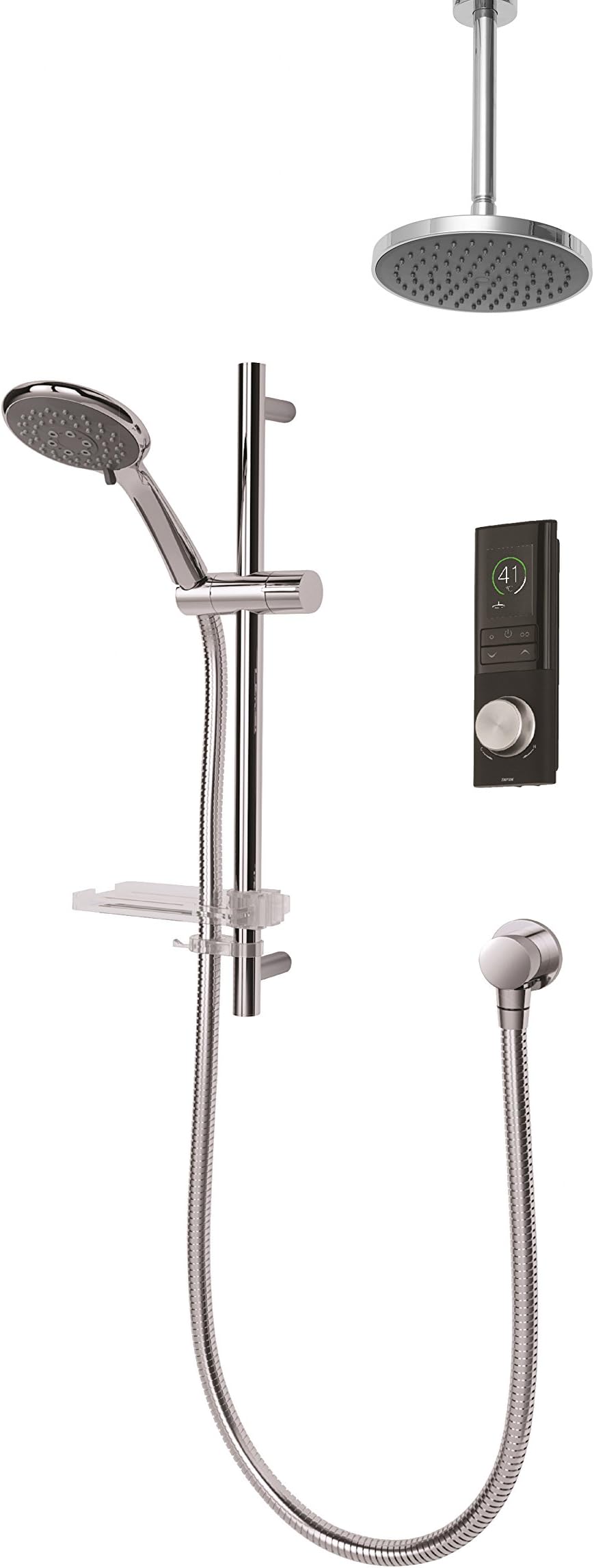 HOME Digital Mixer TWO Outlet Ceiling Pack with Riser Rail - PUMPED