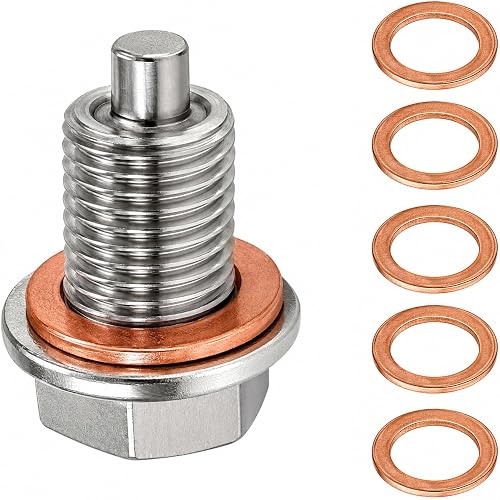 1 Pièces Bouchon de Vidange Magnétique M14x1,5 avec 5 Joi JOVYTH