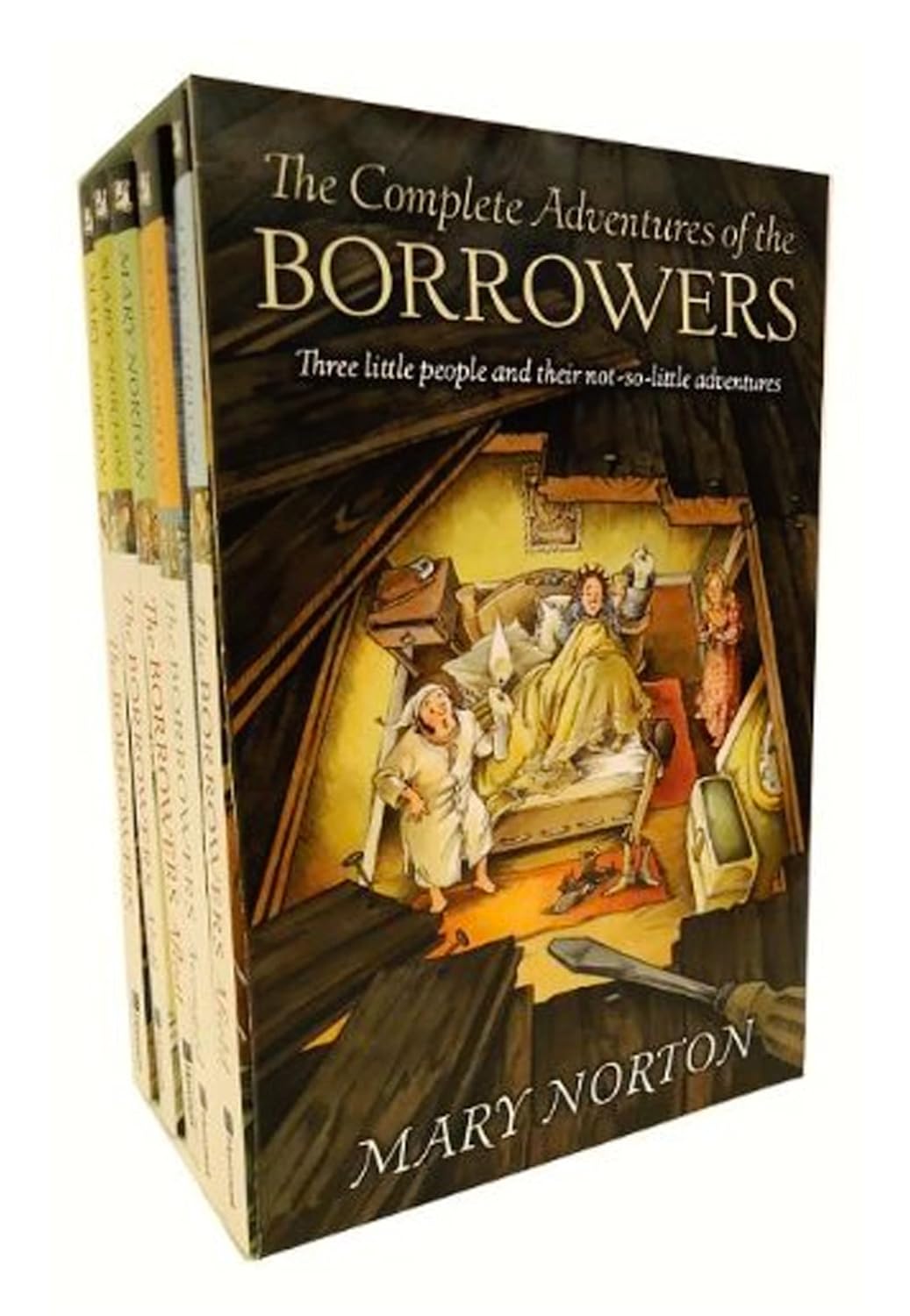 The Complete Borrowers 5-Book Box Set by Mary Norton: Classic Children's Adventure Paperbacks with Original Illustrations