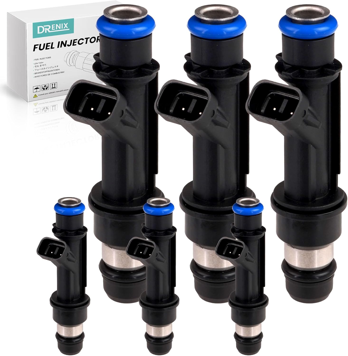 Fuel Injectors Fits For-Chevy Trailblazer For-GMC Envoy XL XUV For-Buick 2004 Rainier For-Oldsmobile Bravada 4.2L 2002 2003 2004 OE 25313185 FJ319 FJ10578 8125695730 6PCS