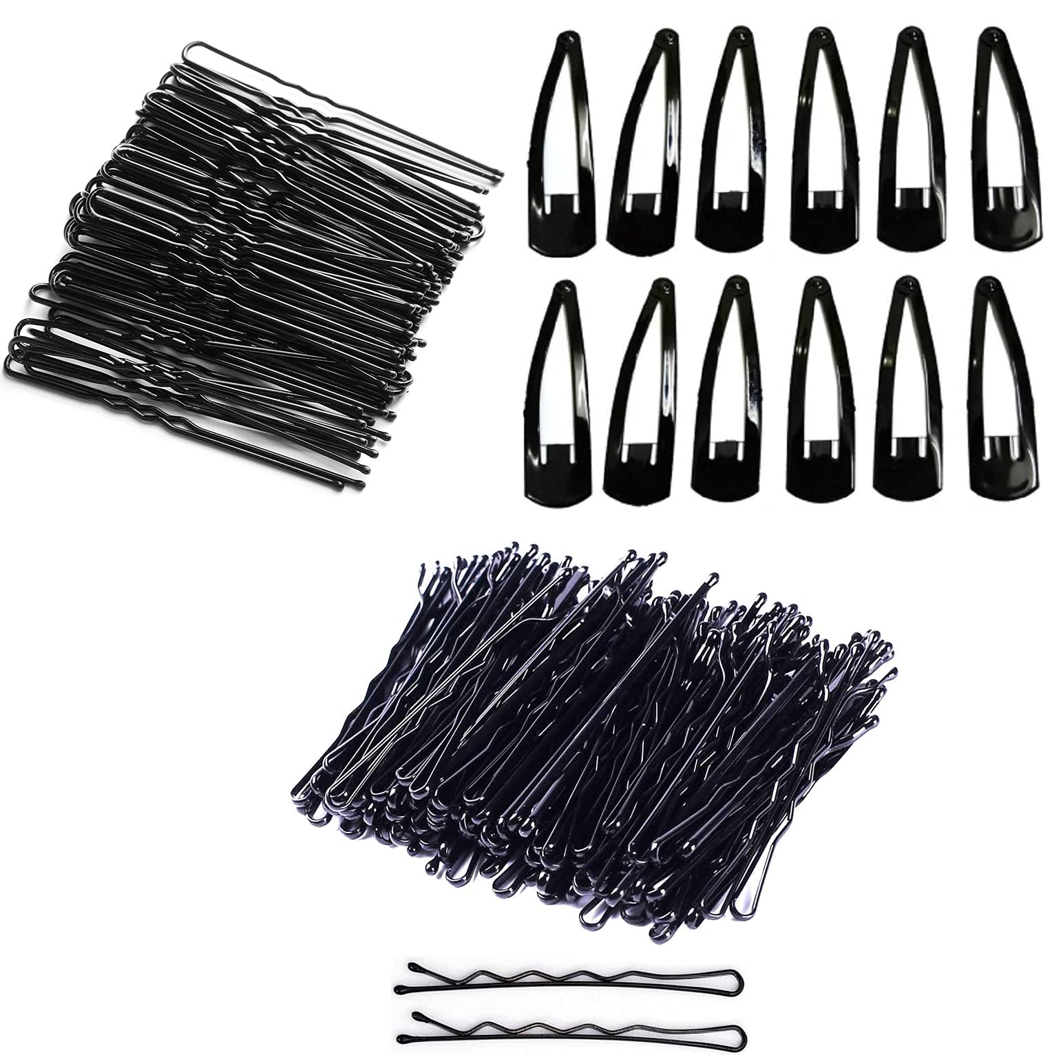 Myynti Hair Clips Bobby Hair Pins Clips Wedding Styling Tools Accessories for Girls & Women 50-Pcs U-pin and 50 PCS Pins and 12 PCS Hair Clips-image-34