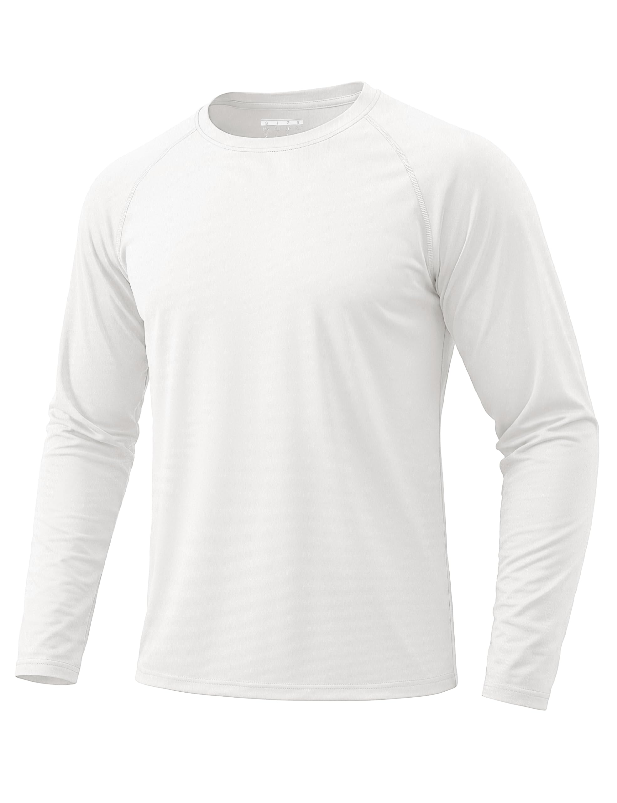 KEFITEVD Tshirt Herren Langarm UV Schutz Shirts Outdoor Funktionsshirt | UPF 50+ Rashguard, Atmungsaktiv, Leicht, Schnelltrocknend, Weiches Polyester, Flache Nähte, Knitterarm