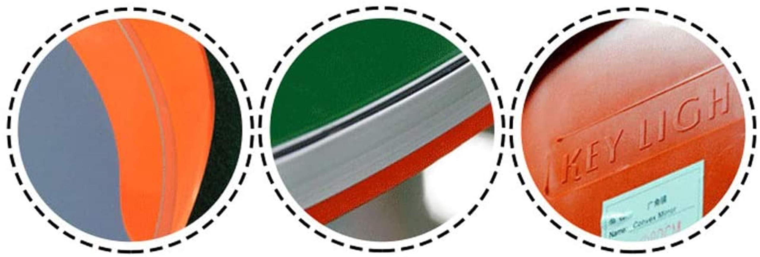 Specchio di sicurezza grandangolare per vialetti Specchio da traffico grandangolare convesso for esterni 30-120 cm(120cm)