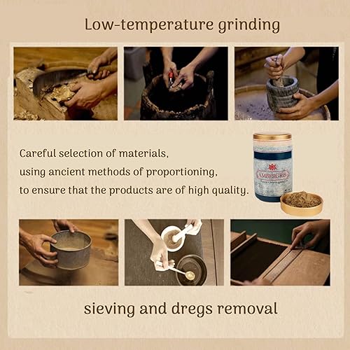 Miniatura 2 de TUDMOEOL - Polvo de incienso ámbar gris de alta calidad de 0.71 oz  Espacio sagrado  Mejora tu ambiente con incienso suelto