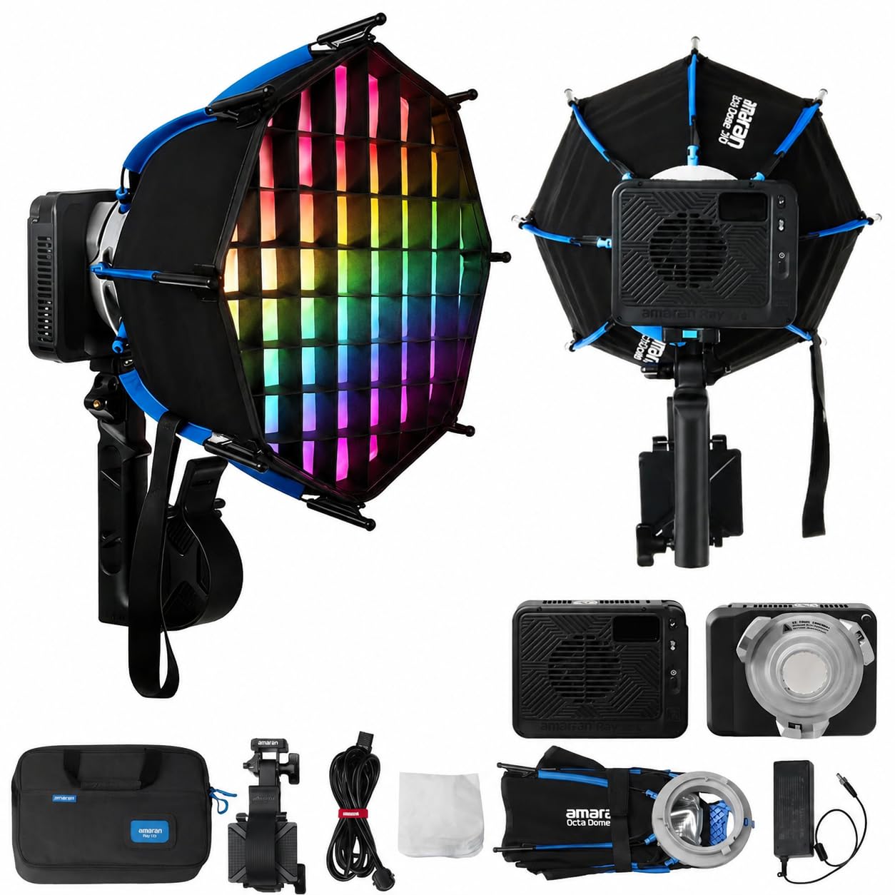 Amazon | amaran Ray 120c RGB LEDビデオライト 120W 定常光ライト