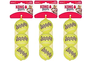 Kong Squeakair Dog Tennis Balls - Pack of 9