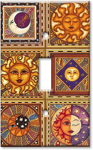 Miniatura 8 de Art Plates - Celestials Theme Metal Decorativo Placa de pared de metal - Decoración de una sola banda - Imagen de Dan Morris - (Hecho en Estados 1