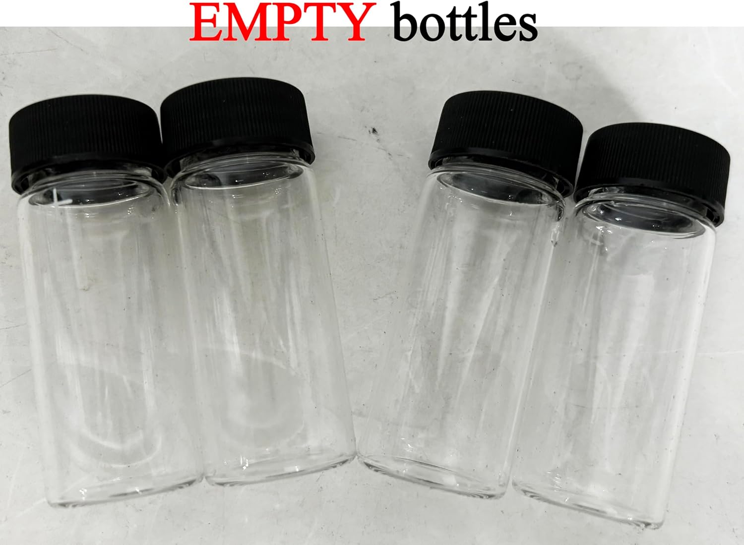 Turbidity Meter Solution Bottles 4 Sample Bottles (Two Sets) Turbidity Meter Bottles Turbidimeter Sample Bottles Turbidity Sample Test Tubes for SGZ Series