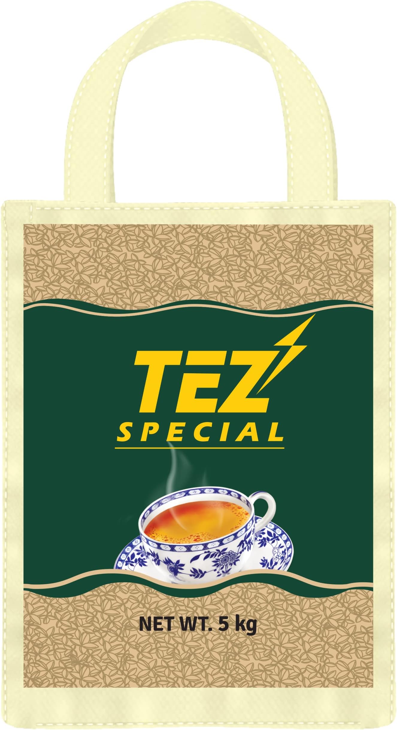 Tez Tea P-C (5 kg (Pack Of 1), CTC Leaf (Black Tea))