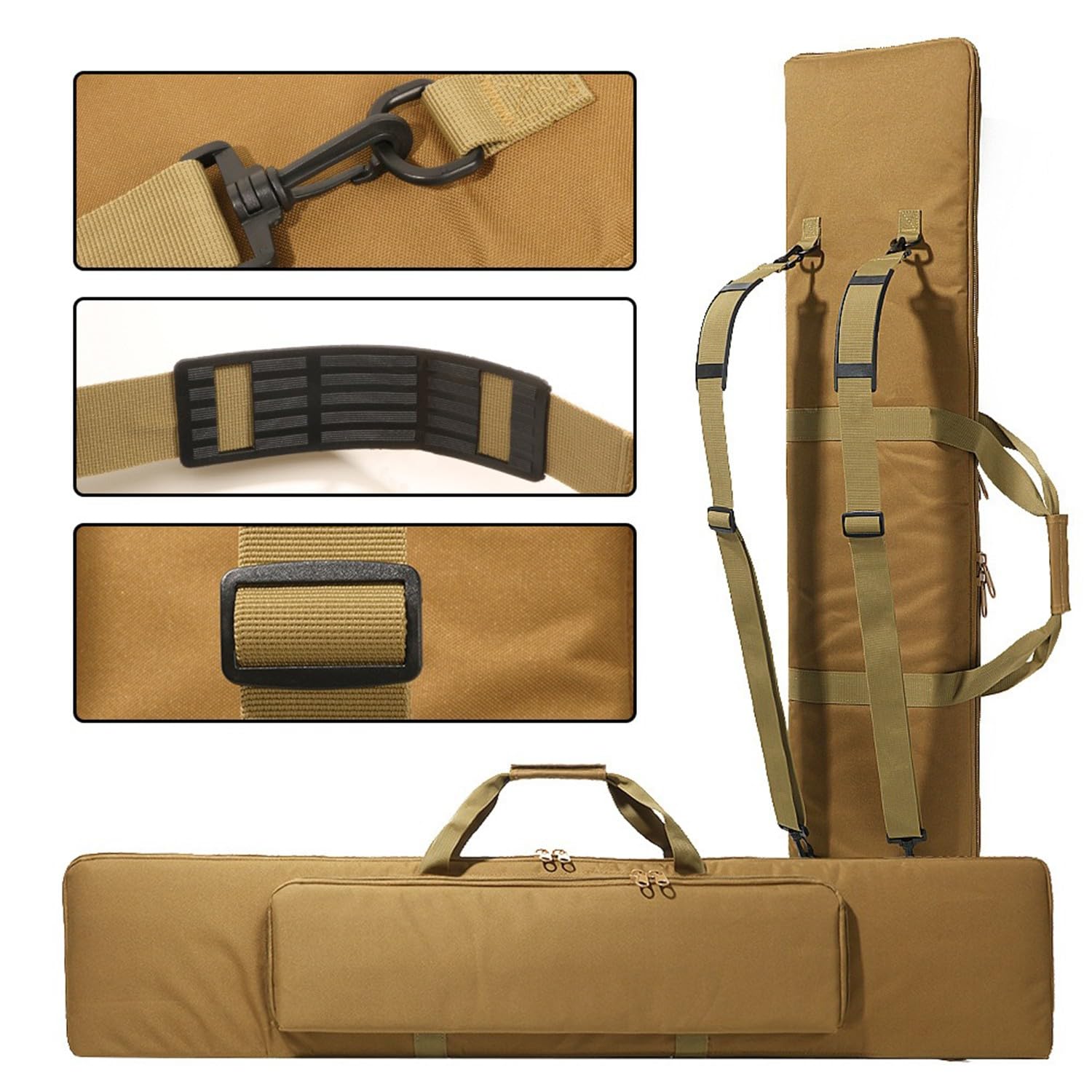 Taktische Gewehrtasche, Gepolsterter Gewehrrucksack, Gewehrtasche, Gun Bag Futteral Für Jagdausrüstung Aufbewahrung Und Transport Von Schusswaffen C