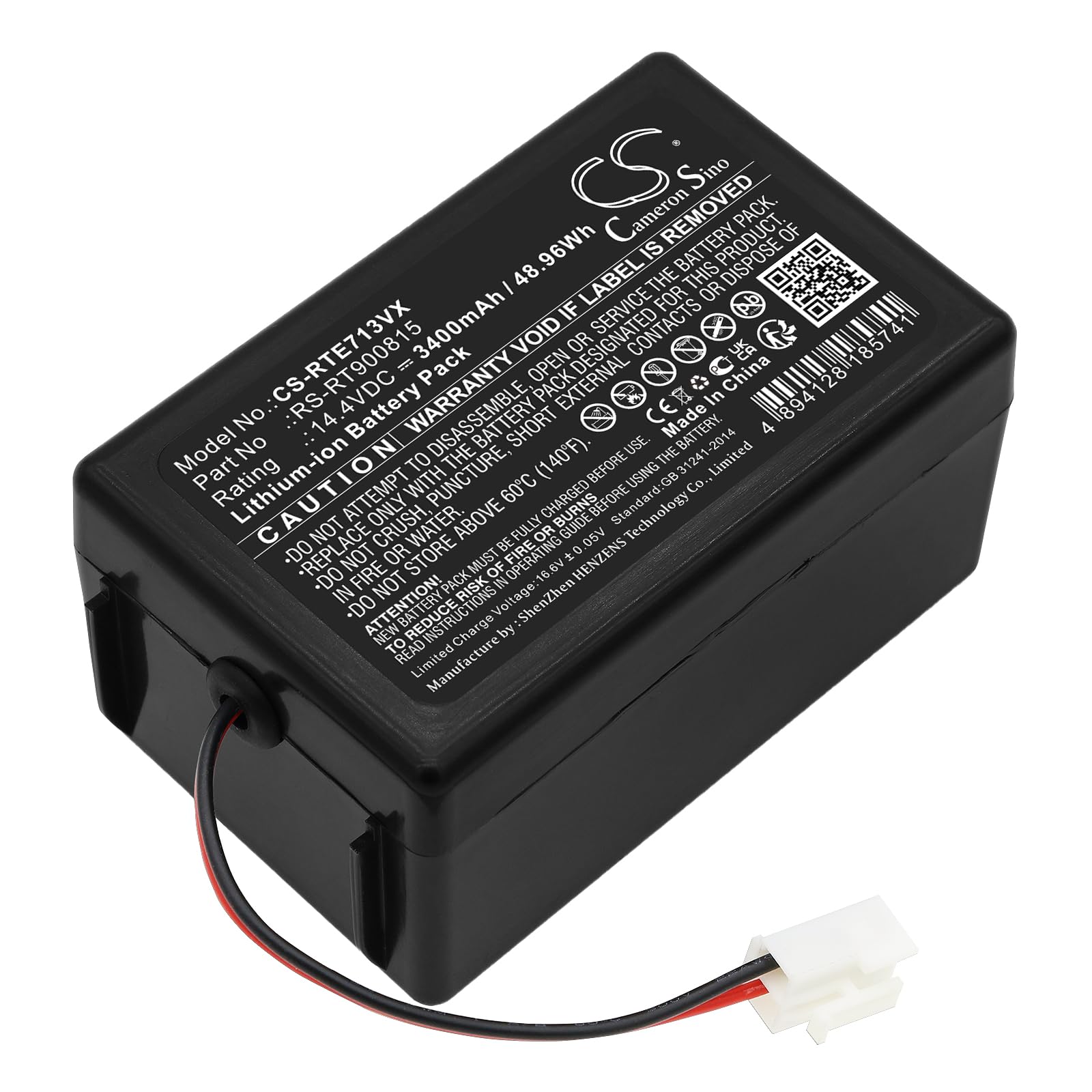 Cameron Sino - Batteria per Powersonic A19390-2 PN: Powersonic BGN5500-5FWP-A800EC, OSA002, 5000 mAh, 30.00 Wh