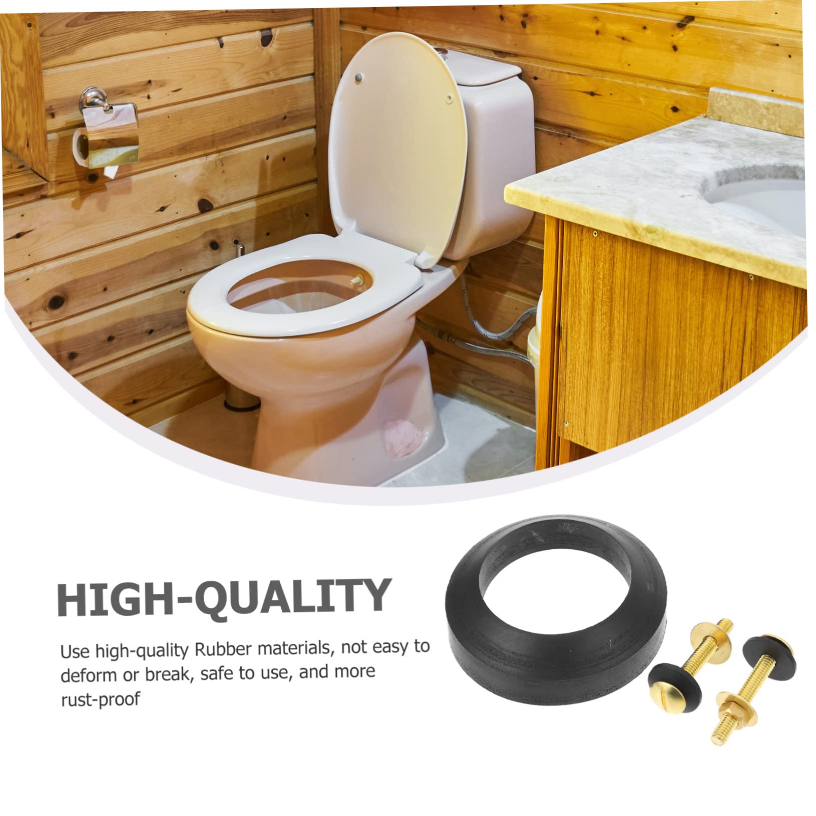 UKCOCO 3sätze Toilettenspülkasten Dichtungsring Ersatzteile Für Wc Installieren Aus Hochwertigem Für Toilettenkonstruktionen Stabil Und Praktisch Für Heimgebrauch