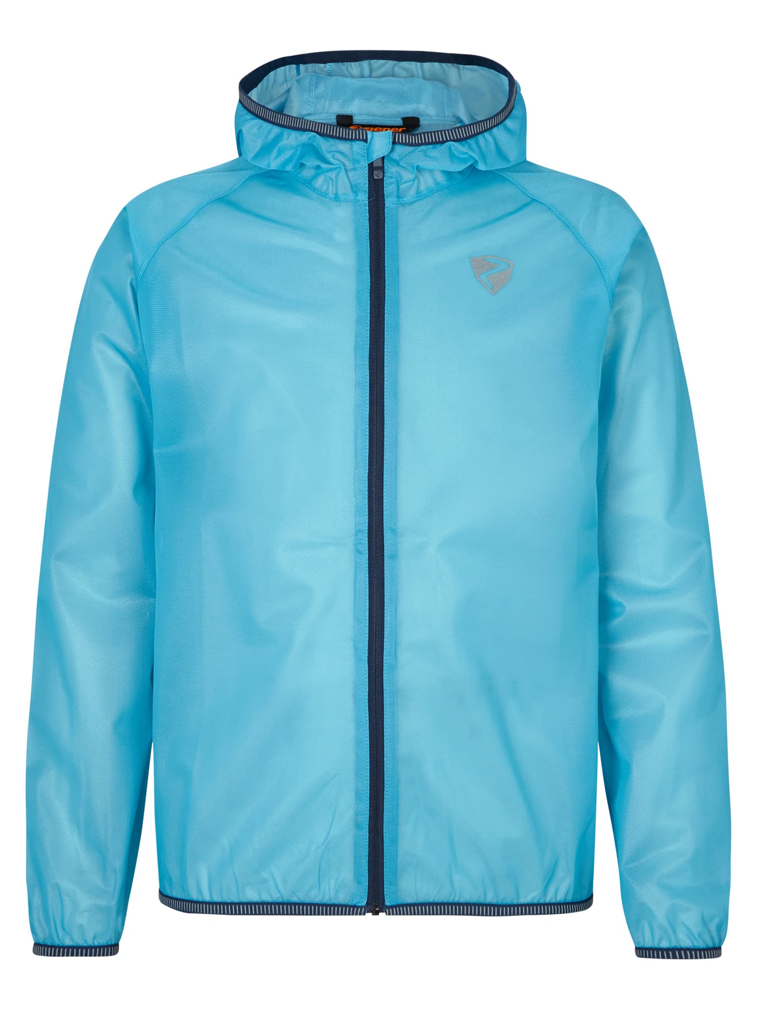 Ziener Unisex Kinder Narus Regenjacke - Fahrrad|Mountainbike|Outdoor - wasserdicht,atmungsaktiv,super leicht (1er Pack)