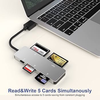 Amazon.com: CFast Card Reader, USB-A 3.0 5Gbps, Multi-Card