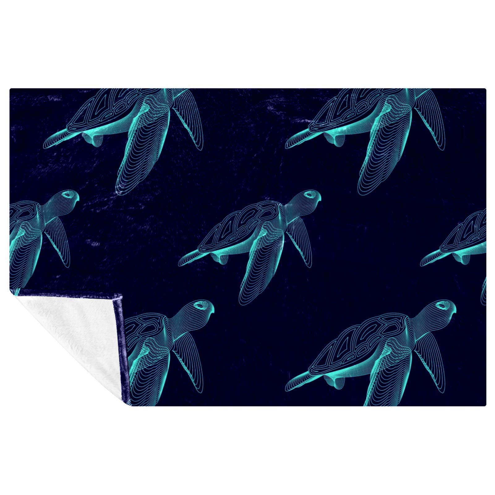 Couverture tortue anti-froid pour canapé et lit d'appoint cosy