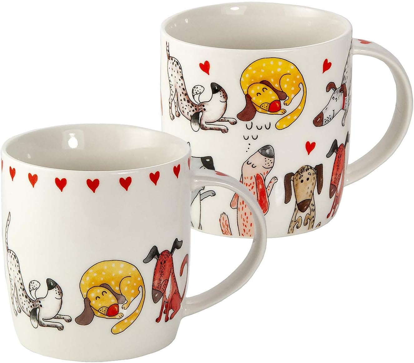 set tazza da tè per 2