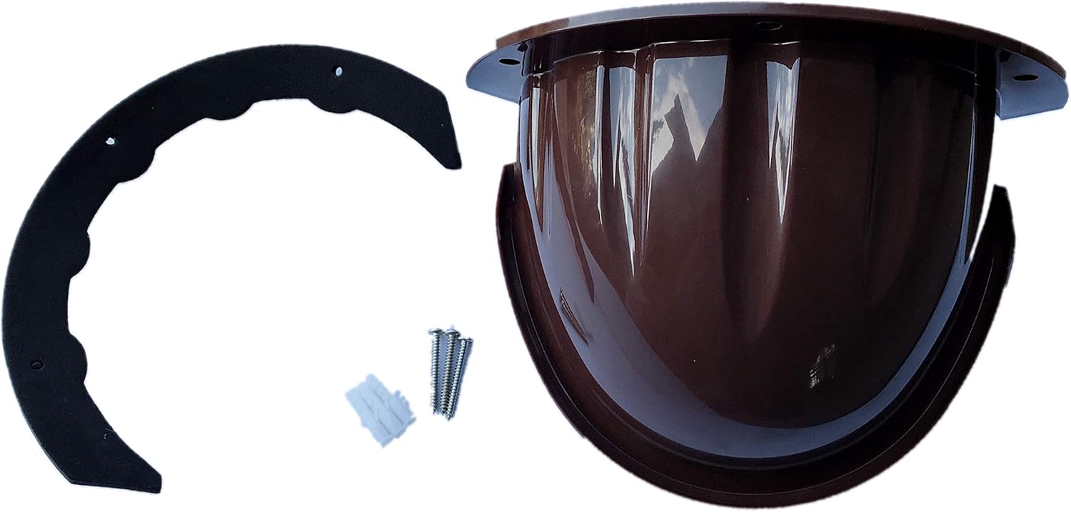 Universal Sunshade Rainshade Camera Cover Shield for Outdoor Nest/Nest IQ Camera - Coffee
