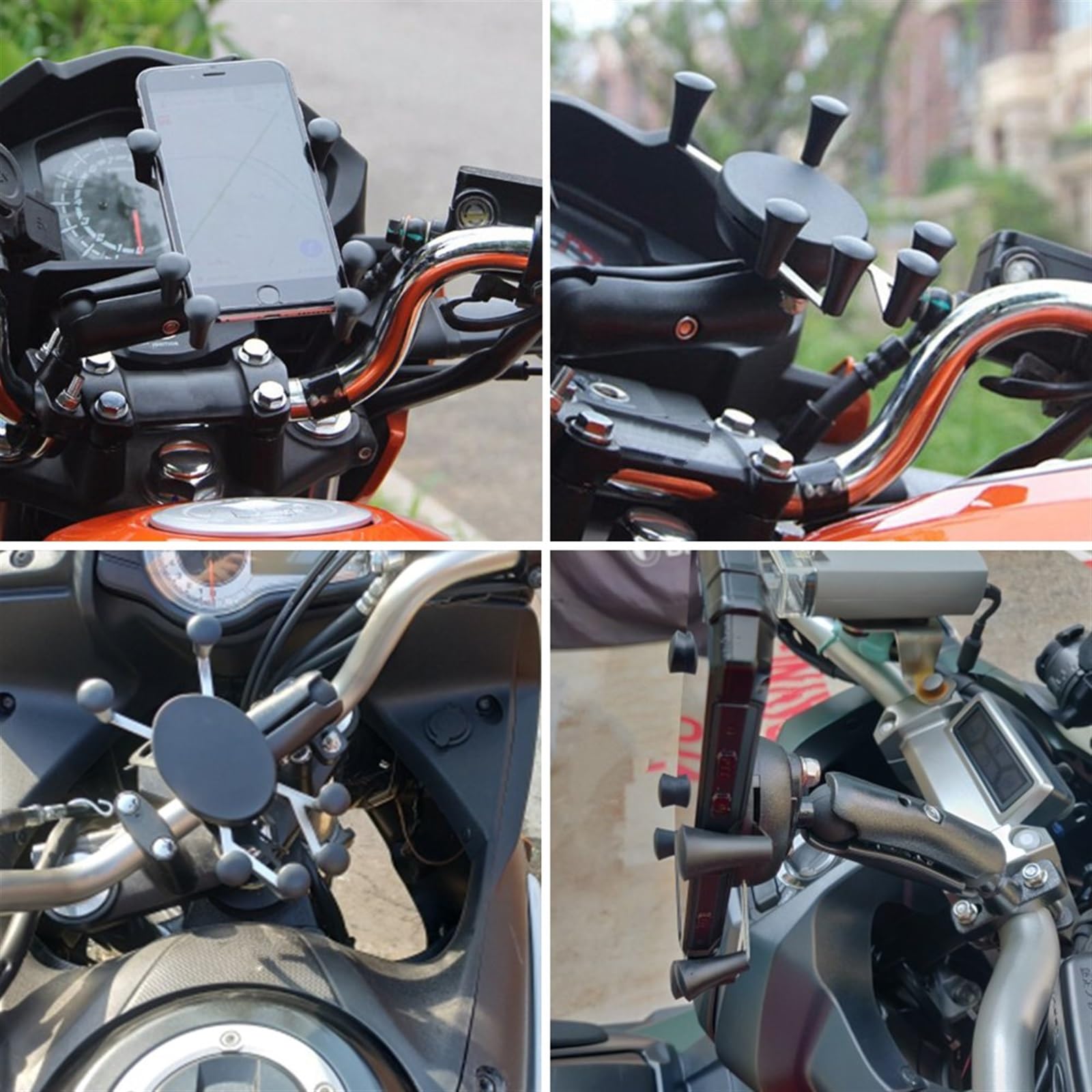 Soporte Navegación GPS para Suzuki para GSXR 600 750 para GSXR600 para GSXR750 para GSX-R 1000 Soporte Teléfono para Motocicleta Manillar Motor Soporte Navegación GPS Soporte para Teléfono