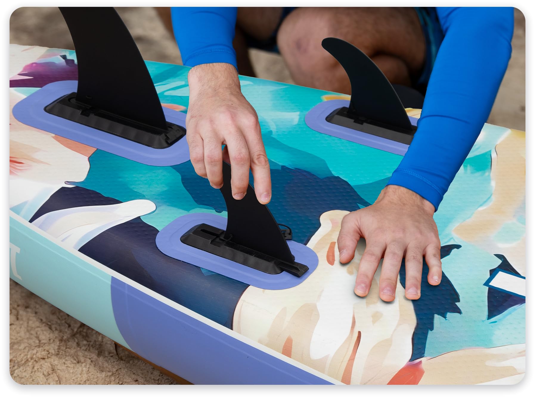 COIL SUP Board – nadmuchiwana deska SUP – kompletny zestaw – wodoszczelny pokrowiec na telefon komórkowy – stabilny, lekki, z wiosłem, z pompką, akcesoria