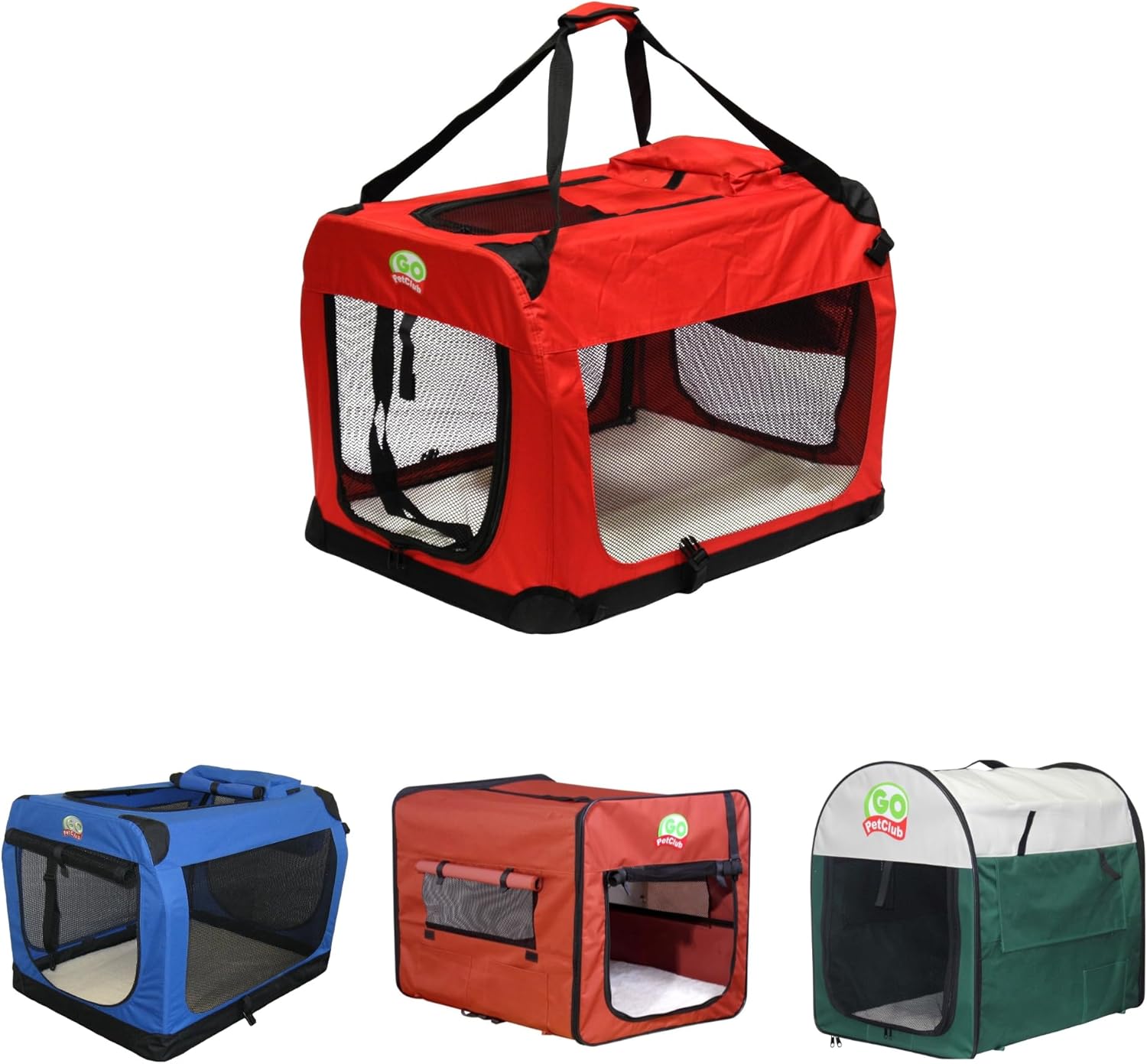 Go Pet Club 20" Soft Collapsible Dog Crate for Dogs