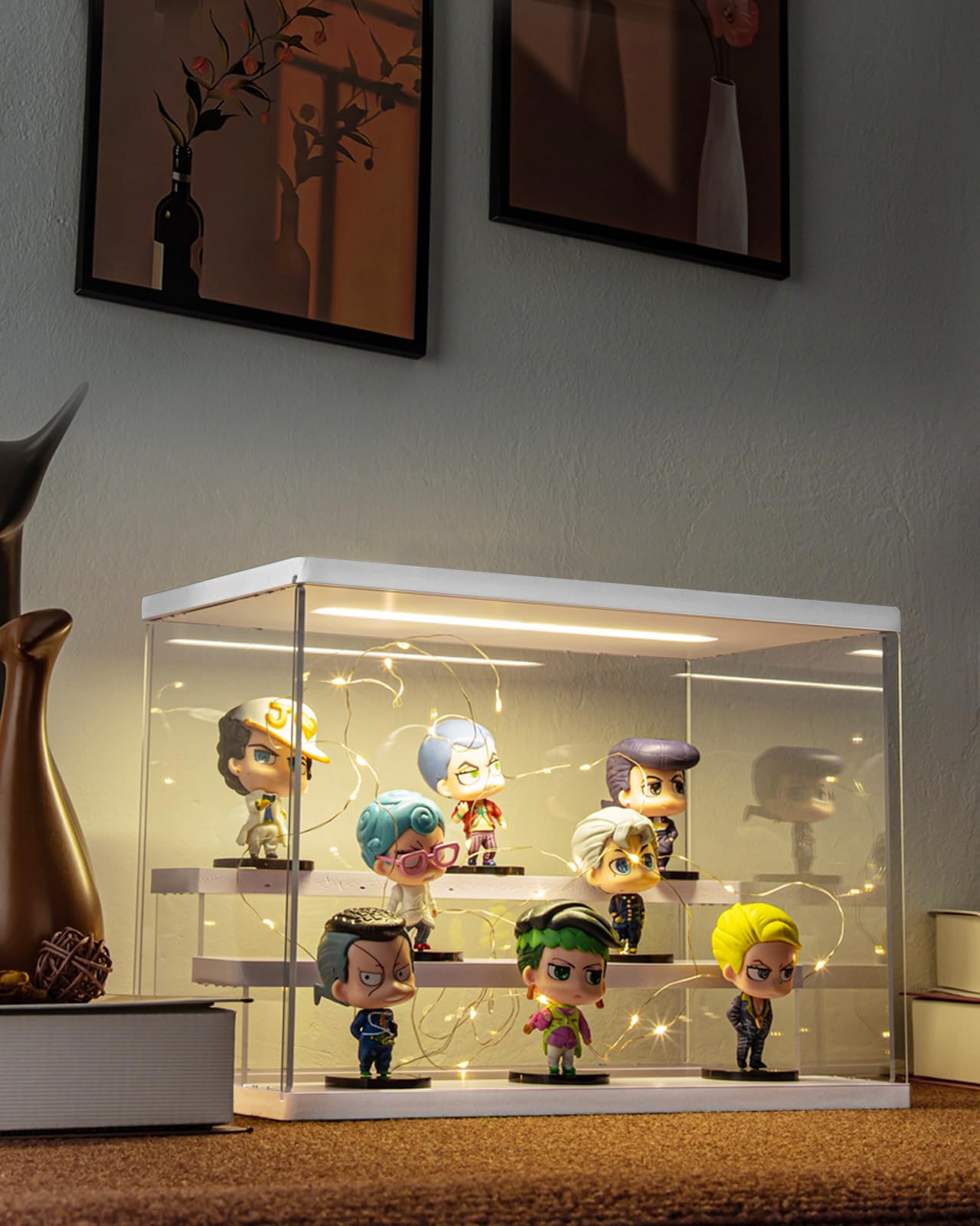 AZEYN Clear Acrylic Display Case with Light - Image 3