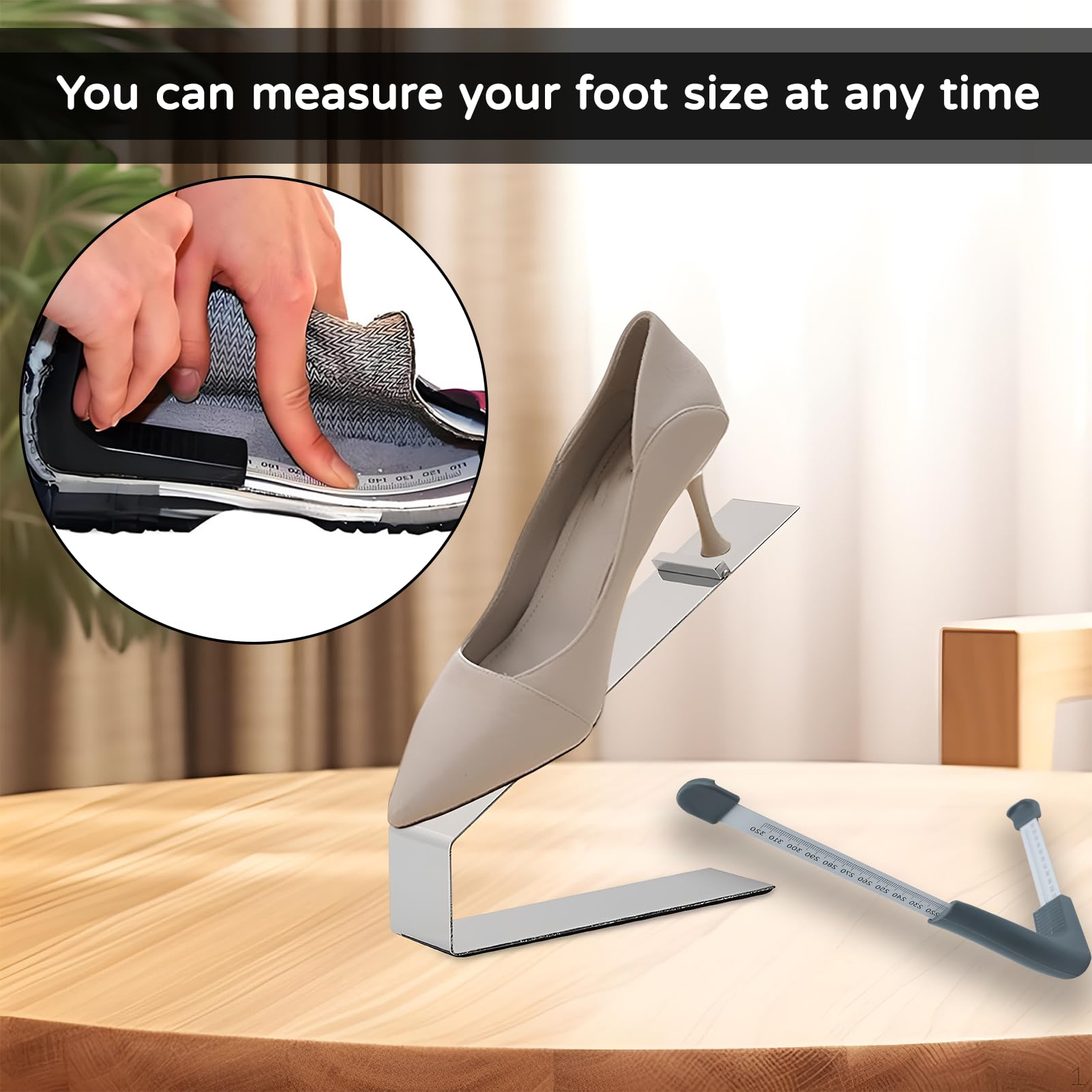 Appareil de mesure des pieds de 110 à 320 mm - Pour enfants et adultes - Avec 12 pointures - Pour enfants et adultes