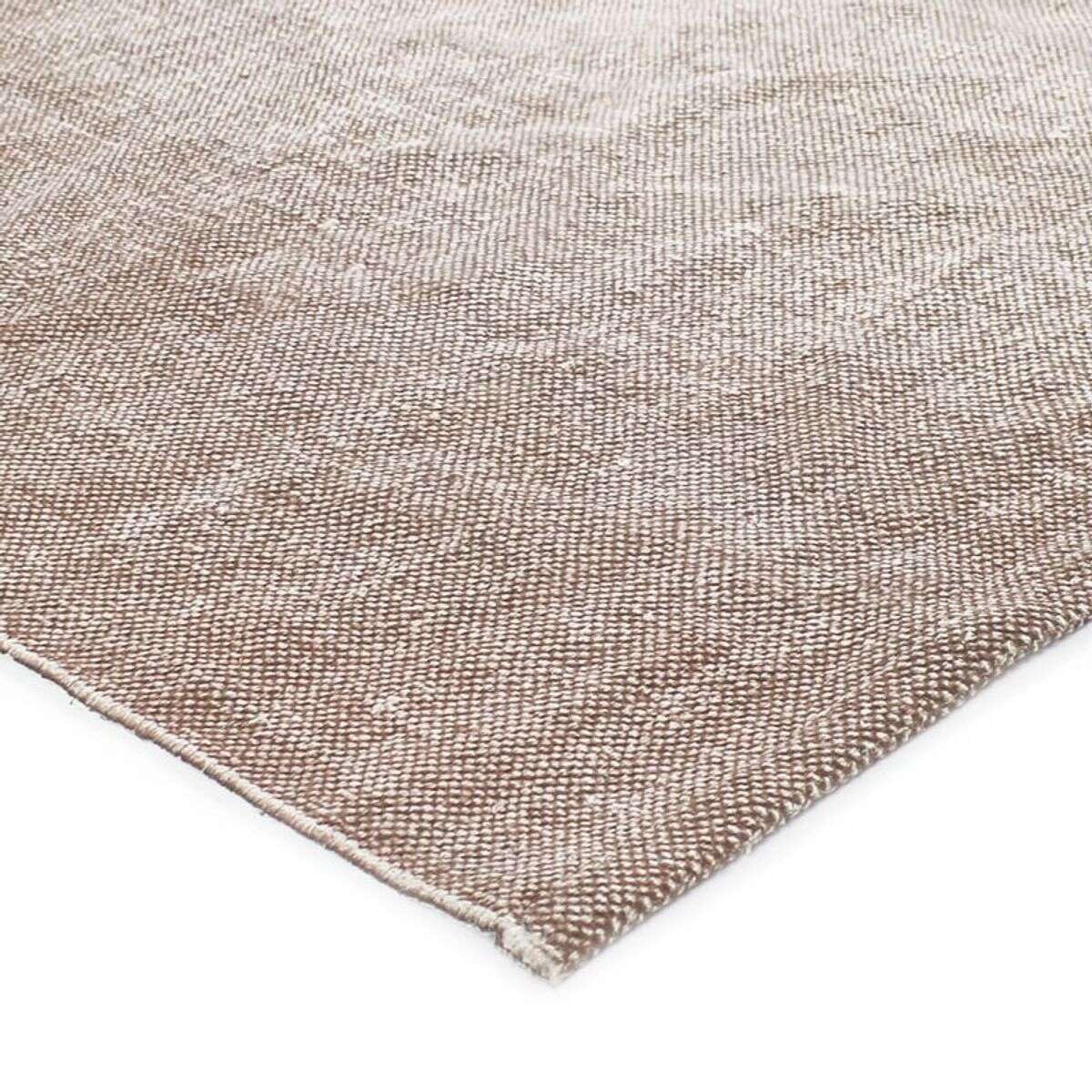 Thedecofactory Tapis Vintage Effet délavé Rose Nude 160x230