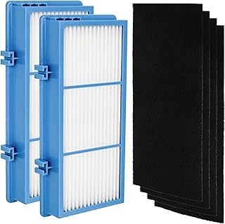 HAPF30AT HEPA Filter Replacement for Holmes AER1 Ready Air Purifier Filters for Bionaire Air Cleaner Filter - 2 HEPA Filter + 4 Carbon Filters
