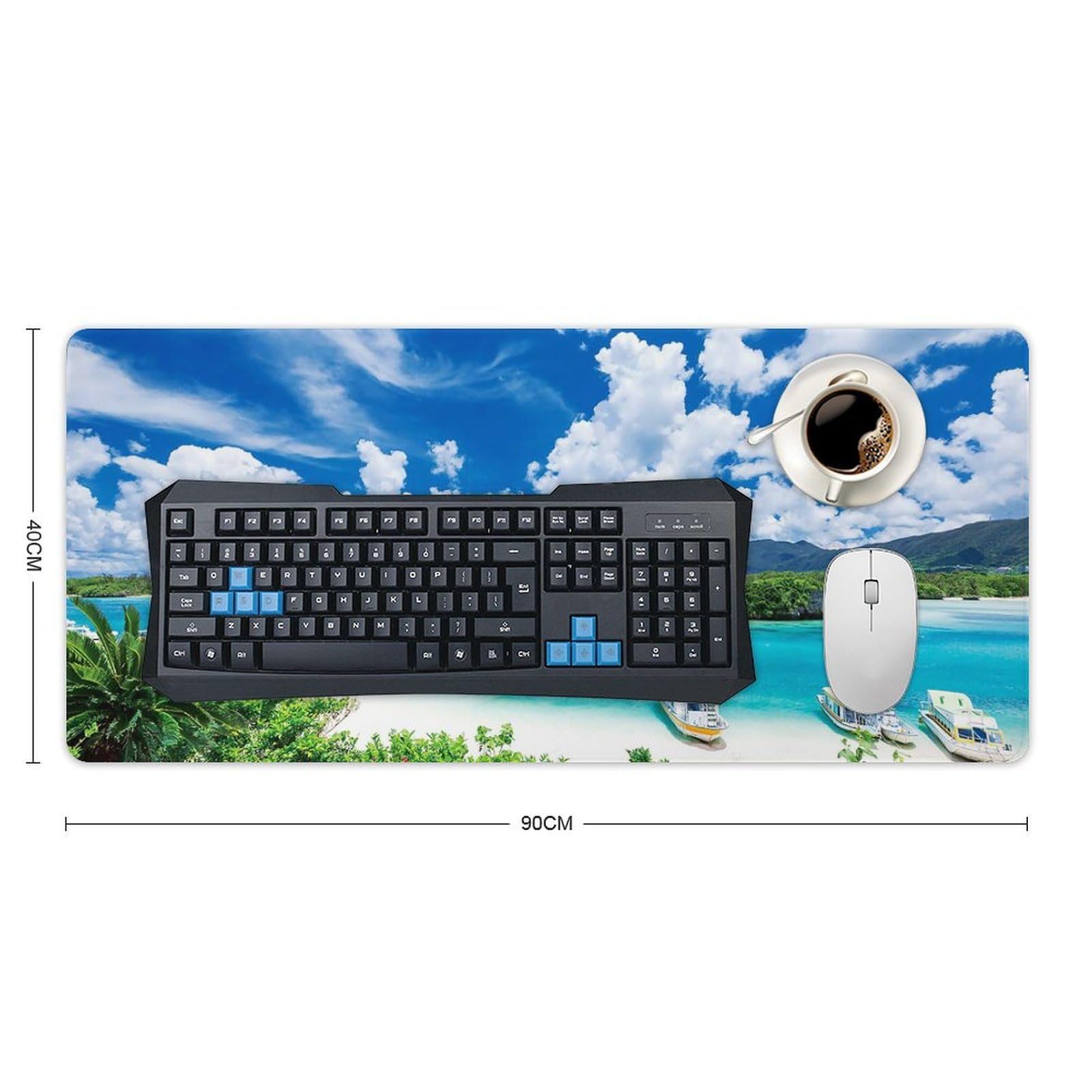 Amazon | マウスパッド ゲーミング おしゃれ 日本の風景 石垣島の碧い