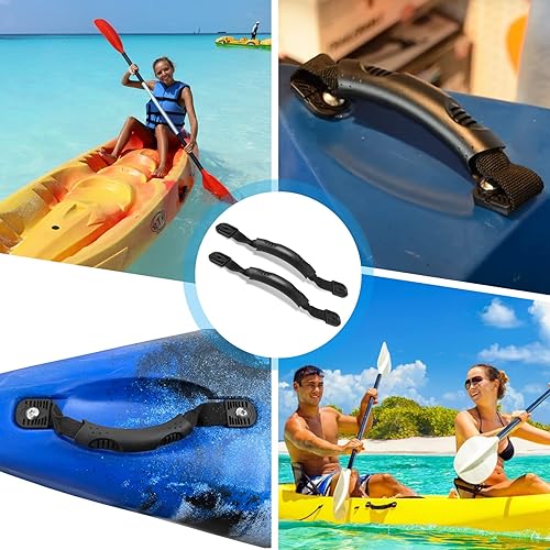 Miniatura 7 de TEANTECH Kayak Carry Handles Canoe Boat Side Mount Kayaking Carrying Handle Replacement Accessory for Kayaks Canoe Boat Suitcase Luggage etc