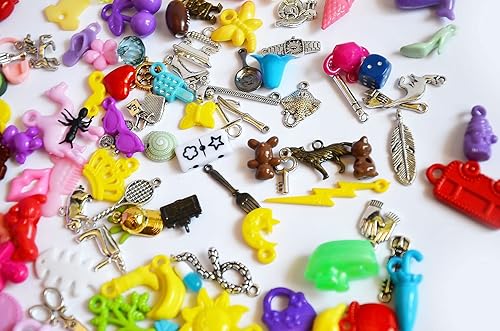 Miniatura 10 de TomToy Baratijas I Spy de doble cara para I Spy Bag, I Spy Bottle, miniaturas mixtas, botones pequeños, cuentas, dijes y objetos, 0.4-1.2 in, juego