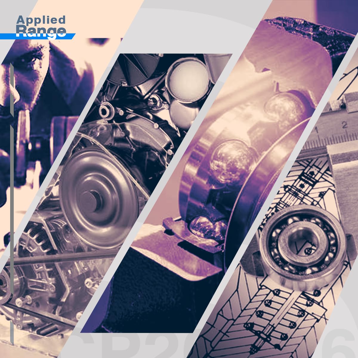 6004 Bearing PGN UCF205-16 Pillow Block Bearings - 4 Pack Square Flange Mounted Bearings 1" Bore Chrome Steel Mounted Bearings - View #7