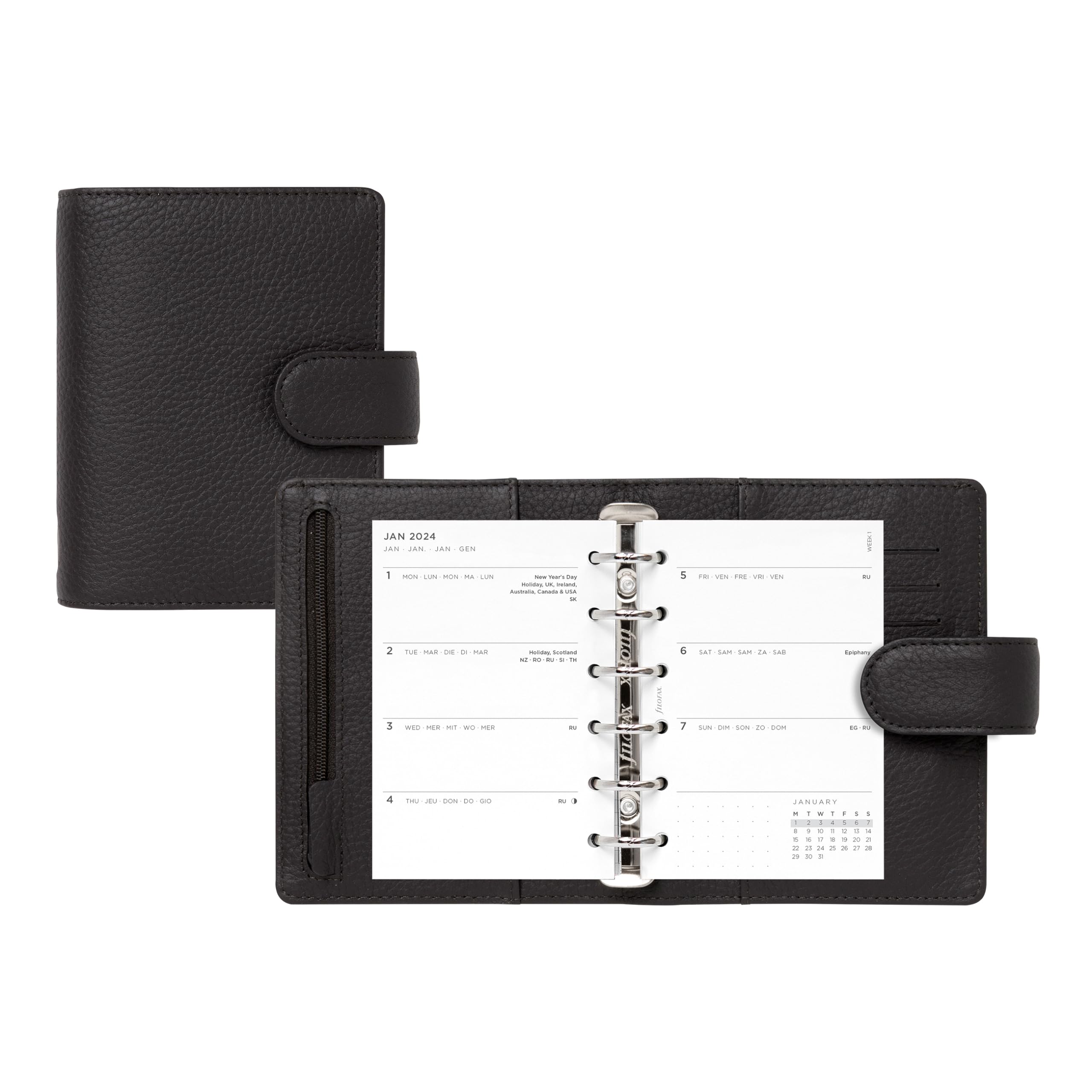 Filofax Norfolk Organizer, Pocket Size, Lavender - Soft - View #13