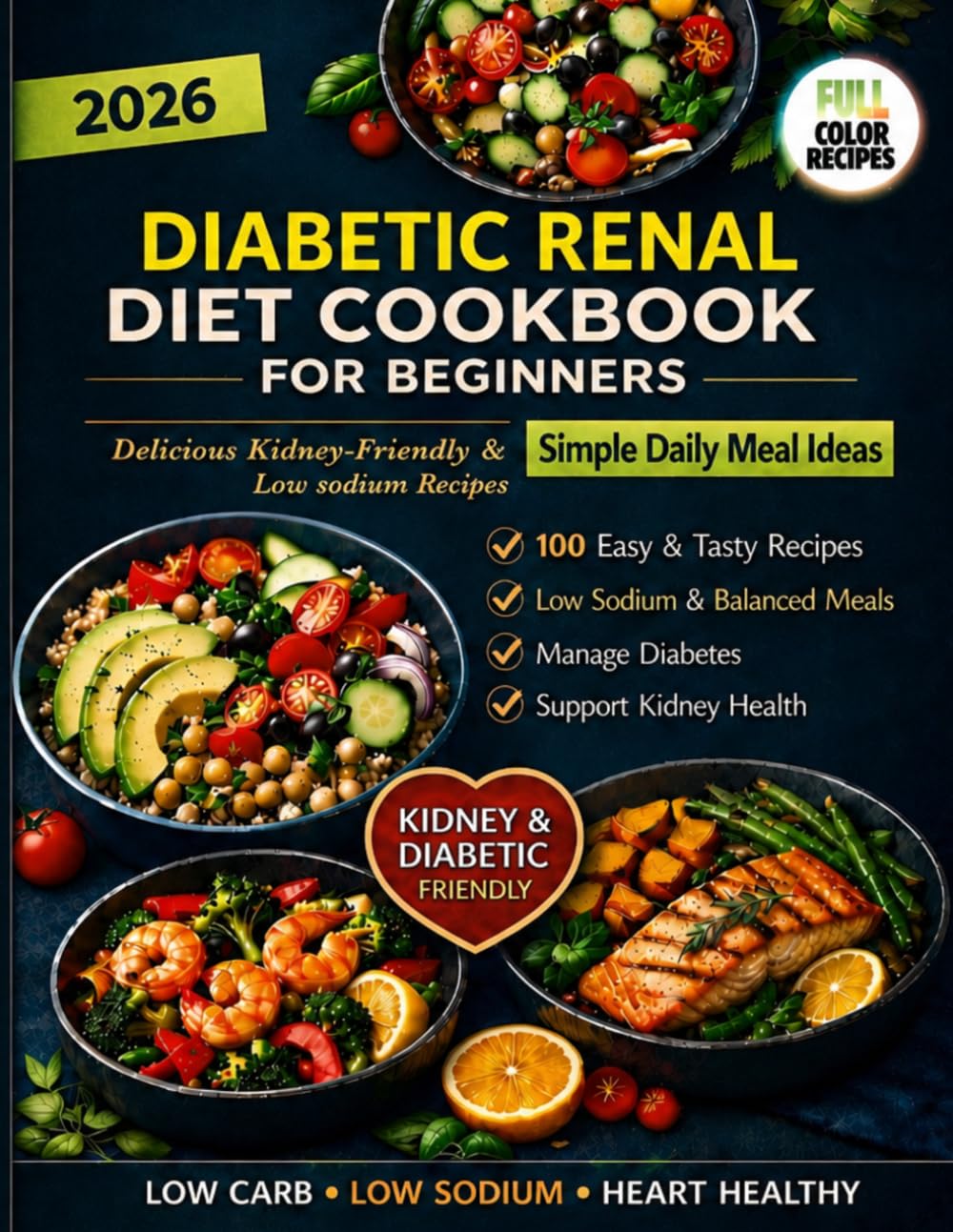 Diabetic Renal Diet Cookbook for Beginners