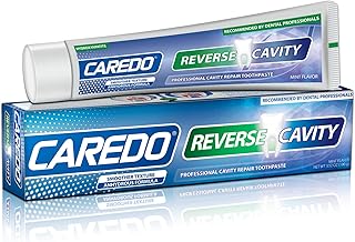 CAREDO Cavity Reversal Hydroxyapatite Toothpaste for Adults, Cavity Tooth Filler as Home Cavity Repair, Fluoride Free Reverse Cavities Treatment for Tooth Decay Repair, Remineralizing Repair 3.52OZ