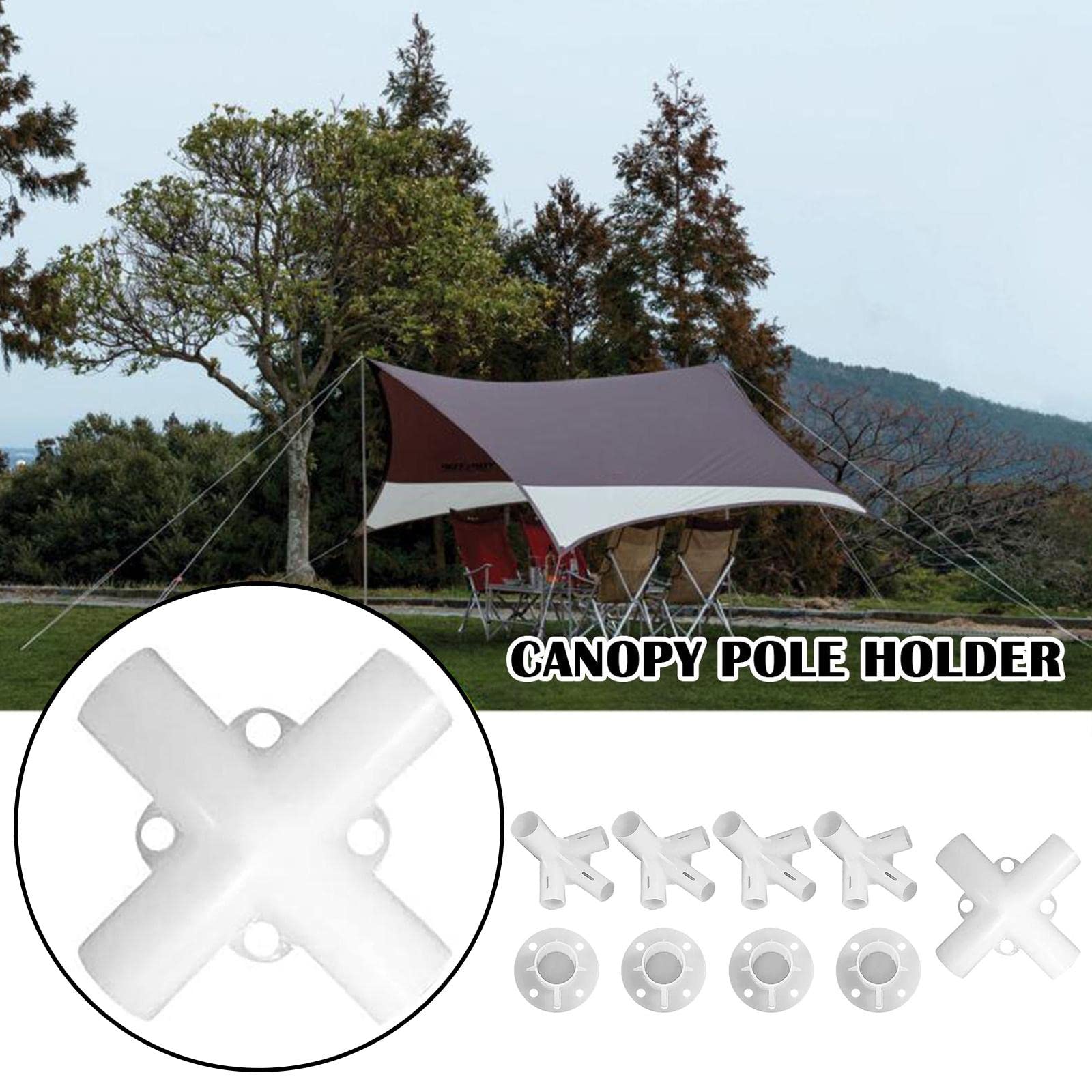 WEKADRIN 24 Stück Zeltverbinder - PE Ersatzteile Für Faltpavillons & Markisen