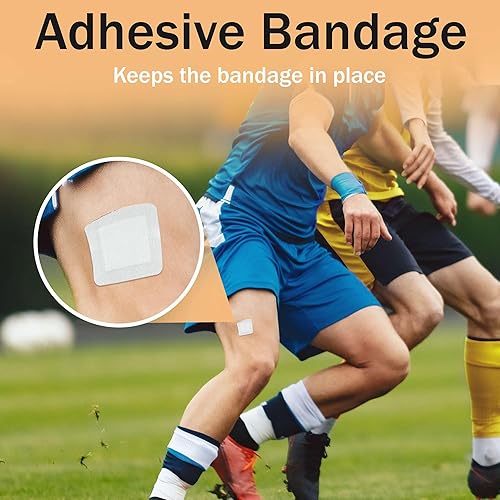 Miniatura 4 de Aderezo isla de gasa bordeada TenderGentle 2x2-50 Vendajes de gasa para protección de heridas - Bueno para hospitales, instalaciones médicas, kits