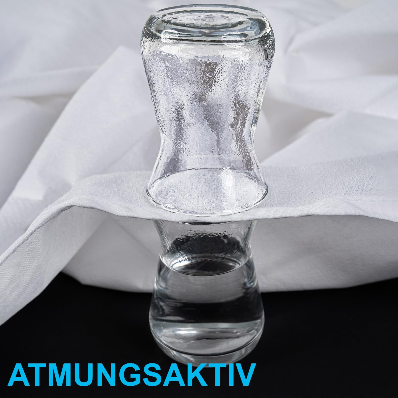 Buymax Matratzenschoner 90x200 cm Wasserdicht, 2er-Set, wasserdichte Spannbettlaken ohne Knistern, Inkontinenzauflage Rundumgummi Atmungsaktiv Rundumbezug Anti-Milben Bezug waschbar