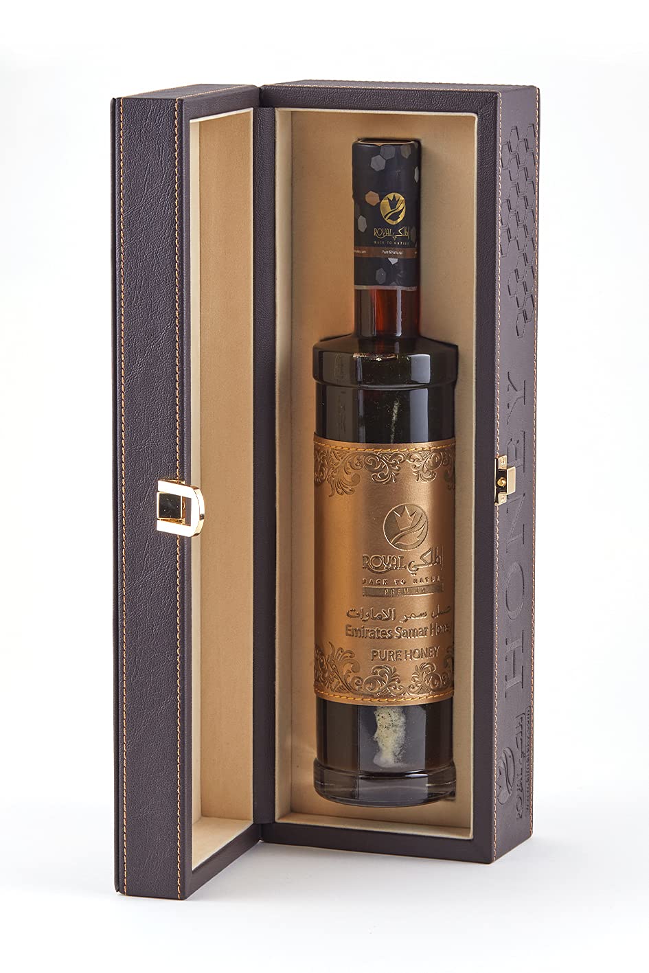 Al Malaky’s Emirates Samar Honey | 100% Pure & Natural Emirates Samar Honey (1000 Gram With Leather Box)